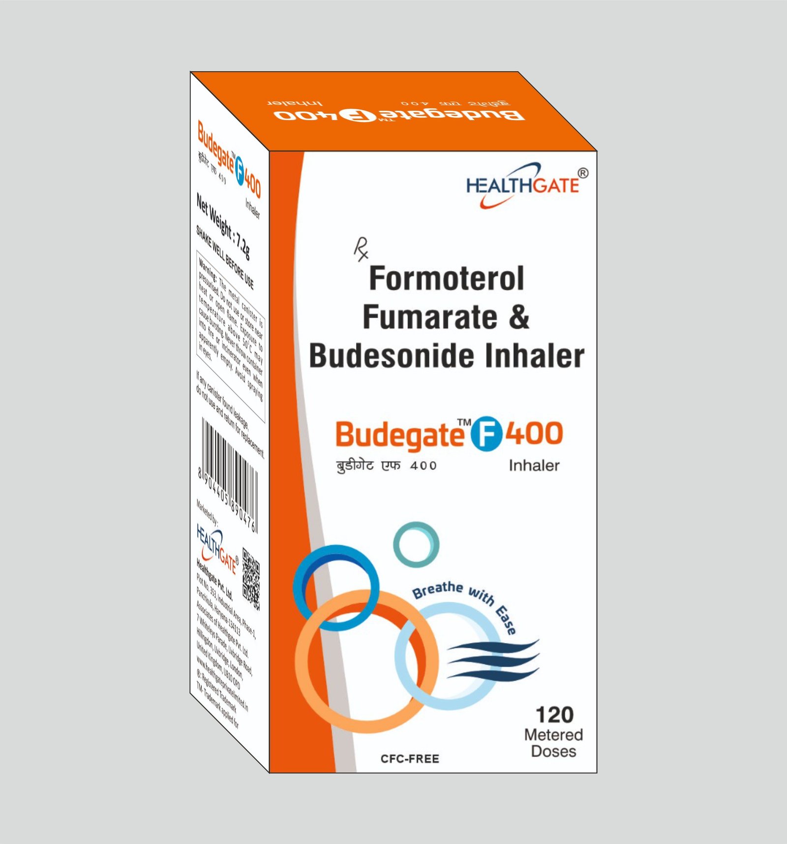 BUDEGATE F 400 INHALER